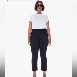 Mother denim insider crop step fray